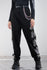 Vintage Reworked Reflective Pay Me Black Trousers - The Black Market