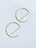 GEOMETRIC HOOPS Brass Earrings by Pulva - The Black Market