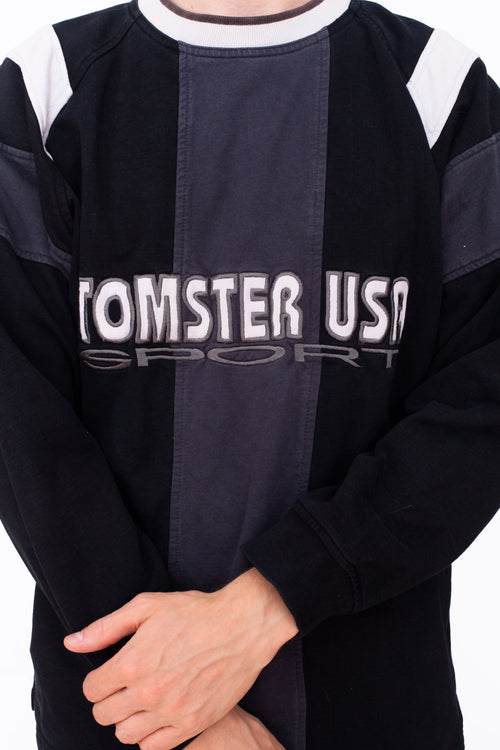 Vintage 90s Tomster Striped Sweatshirt