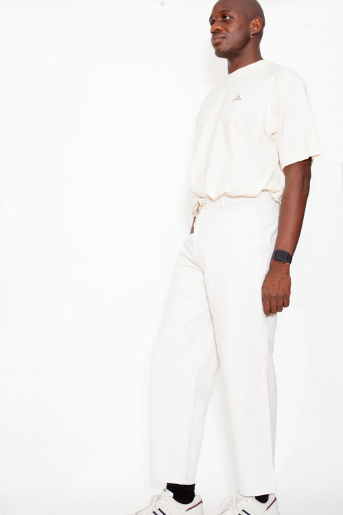 Vintage 90s White Chinos Trousers