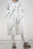 Vintage Reworked Reflective White Pay Me Trench Coat - The Black Market