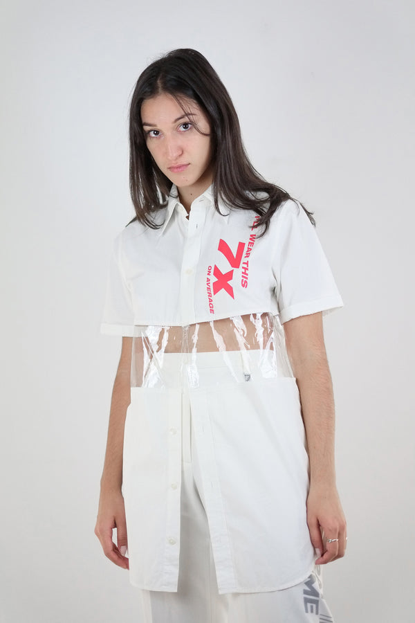 Vintage Reworked 7x Red Reflective Panel Shirt - The Black Market