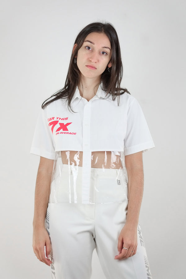Vintage Reworked 7x Red Reflective Panel Shirt - The Black Market
