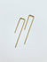 FINE LINE Brass Earrings by Pulva - The Black Market