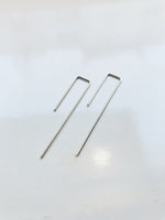 FINE LINE Sterling Silver Earrings by Pulva