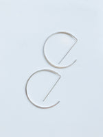 GEOMETRIC HOOPS Sterling Silver Earrings by Pulva