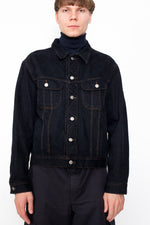 Vintage 90s Black Denim Jacket