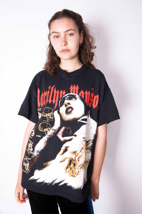 RARE Vintage 90s Marilyn Manson Band T-Shirt