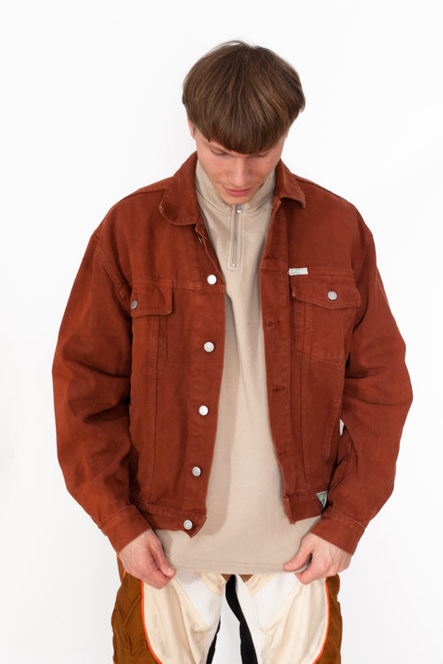Vintage 90s Guess Brown Denim Jacket
