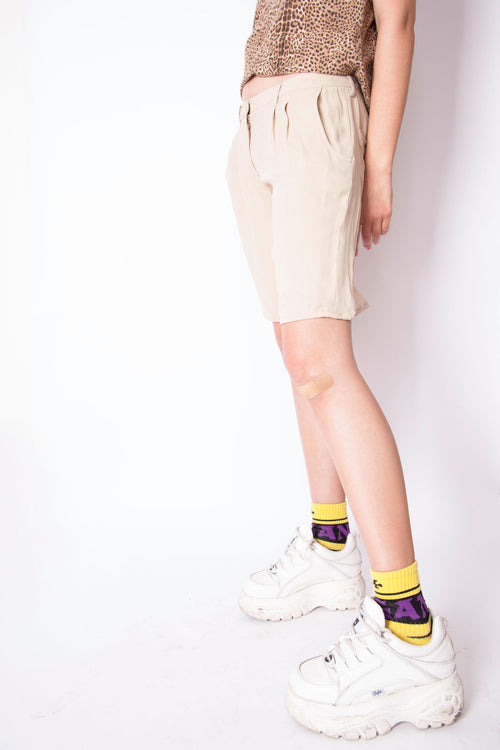 Vintage 90s Prada Beige Shorts