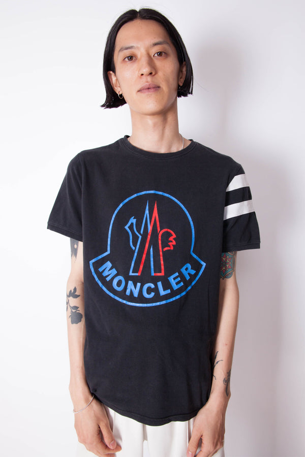 Vintage 90s Moncler Big Logo T-Shirt - The Black Market