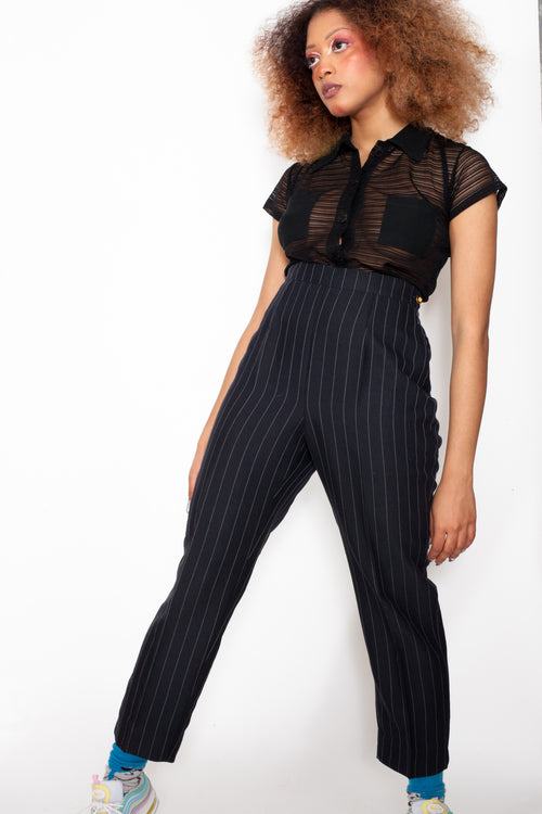 Vintage 90s Striped Trousers