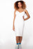 Vintage 90s Moschino White Lace-Up Dress - The Black Market
