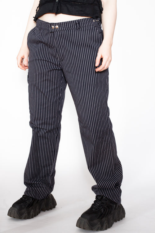 Vintage 90s Pinstriped Work Trousers
