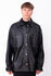 Vintage 90s Black Leather Jacket - The Black Market