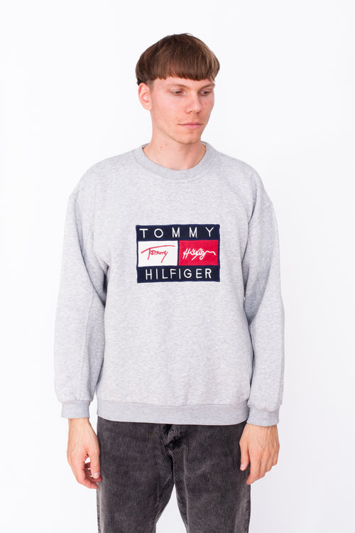 RARE Vintage 90s Tommy Hilfiger Big Logo Sweatshirt