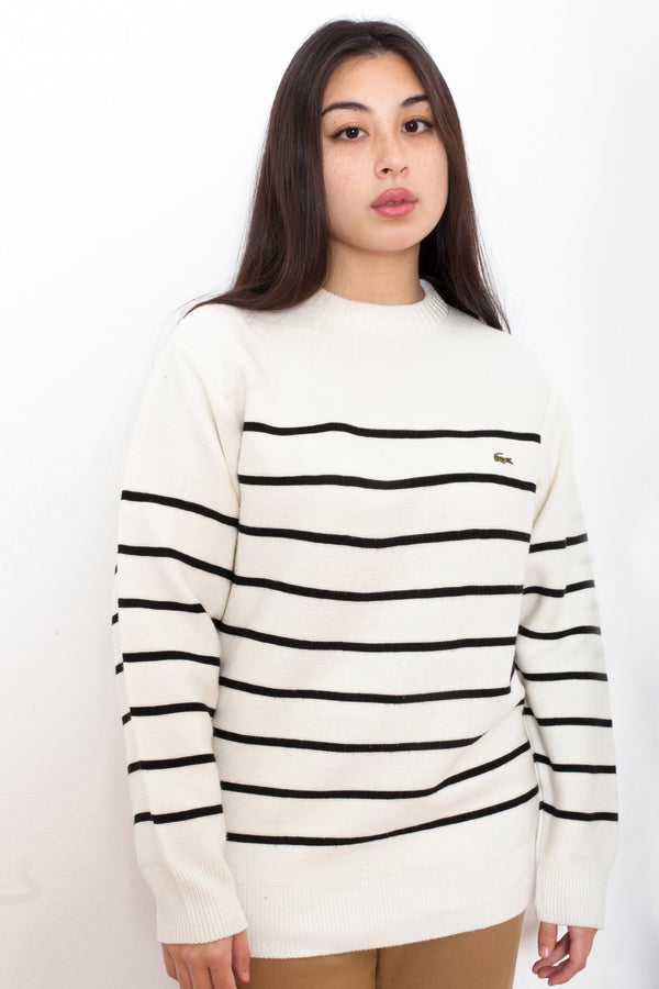 Vintage 90s Lacoste Striped Sweater