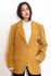 Vintage 80s Mustard Wool Blazer Jacket