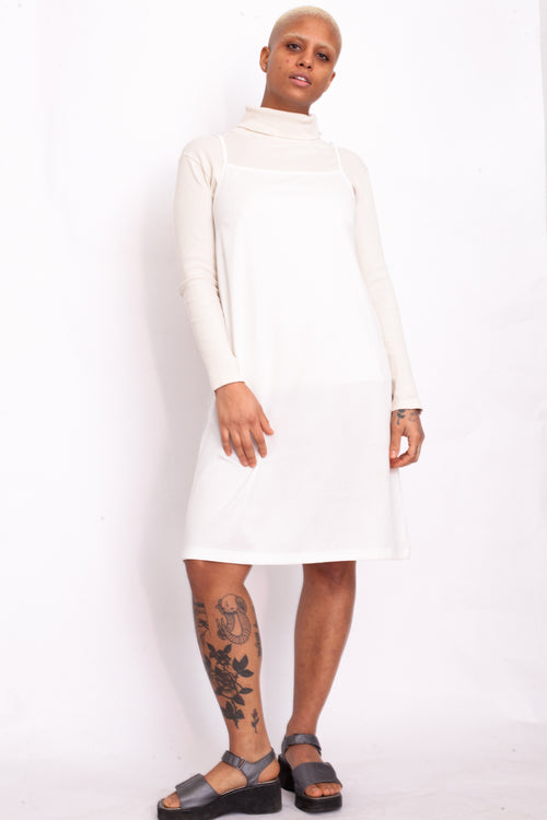 Y2K White Slip Dress