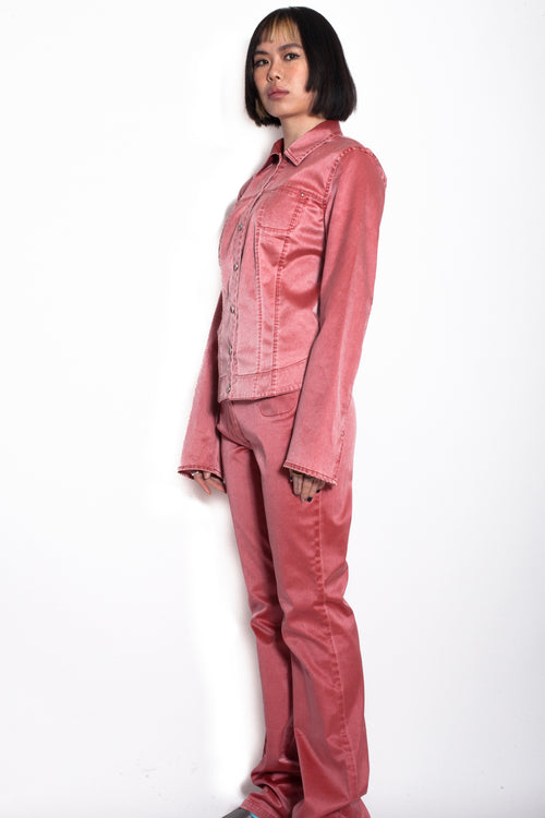 Y2K Gas Pink Jacket & Trousers Suit