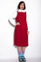 Vintage 90s Red Pinafore Dress