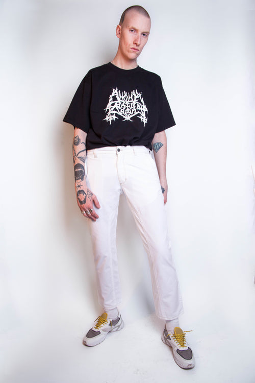 Vintage 90s Burberry White Trousers