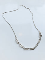 SQUARE CHAIN Sterling Silver Necklace by Pulva