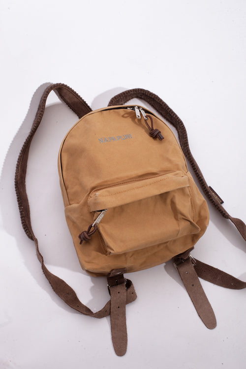 Vintage 90s Napapijri Tan Mini Backpack
